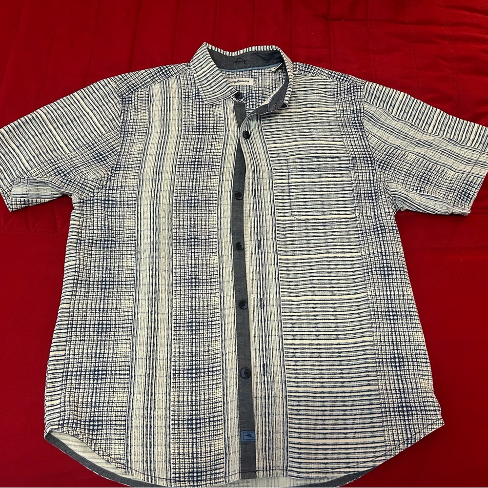 Tommy Bahama Silk Camp Shirt - EUC